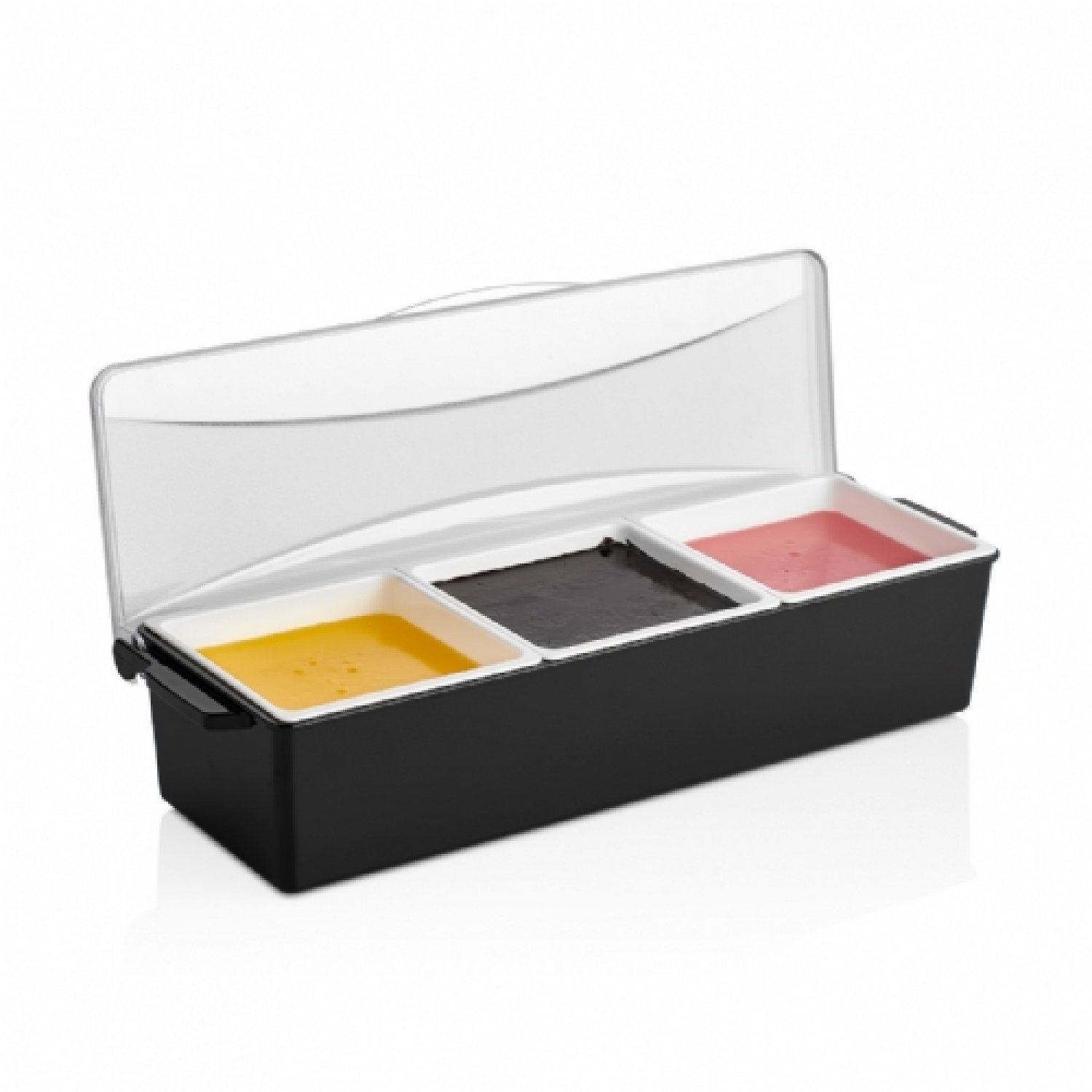 Garnish Tray With Lid - GSE-03 - Black QS77