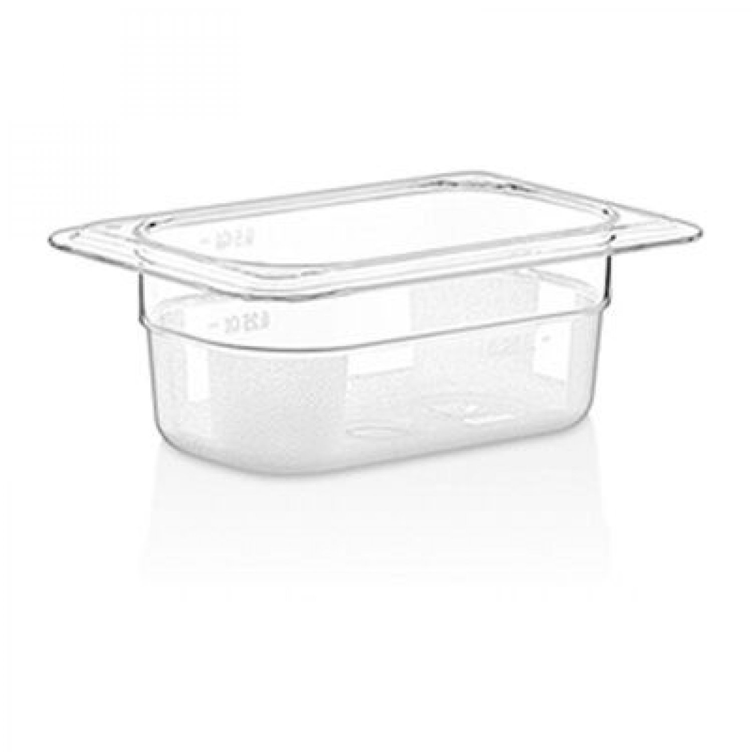 GN PC CONTAINER 65 mm 0,5 Lt - 17 Oz GNP-1965 - Black 45LT