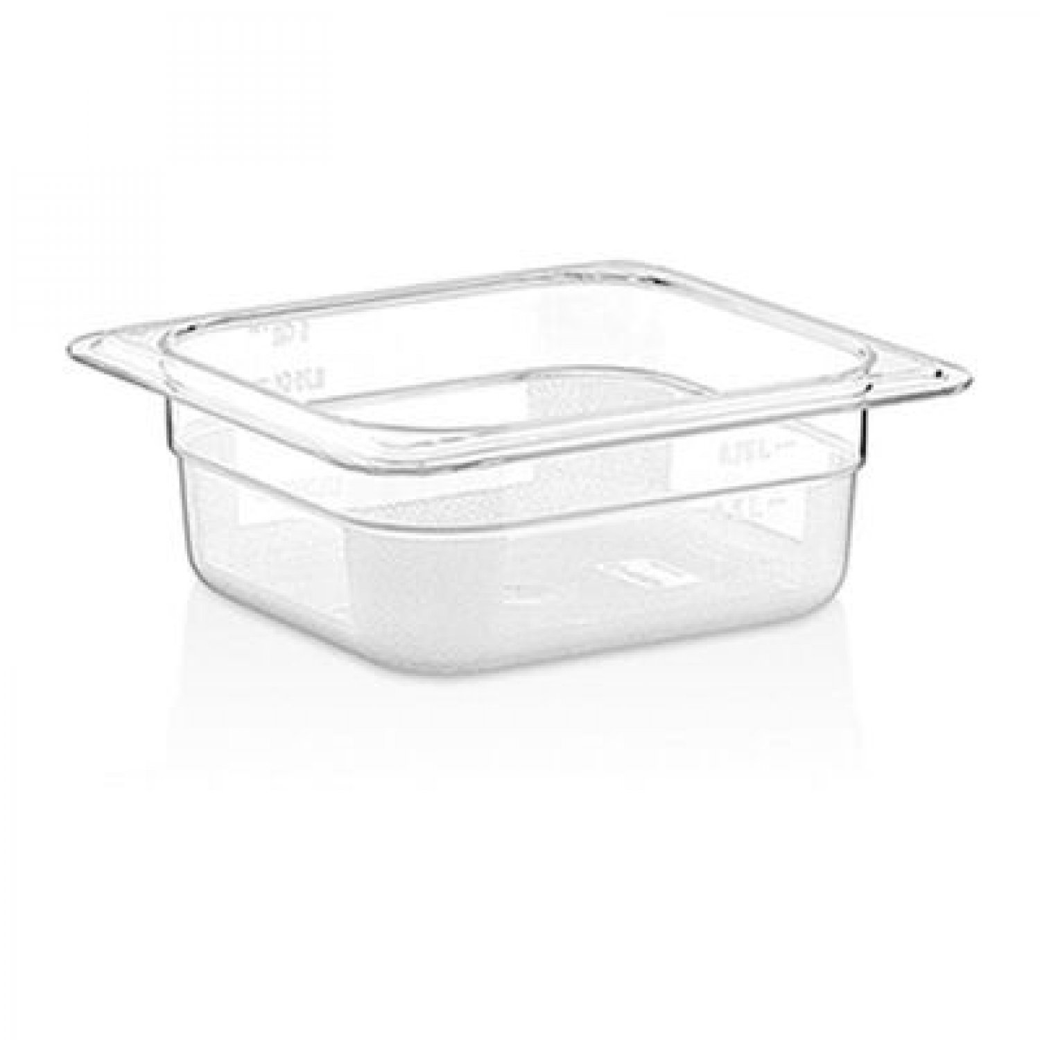 GN PC CONTAINER 65 mm 0,75 Lt - 25 Oz - GNP-1665 - Black T631