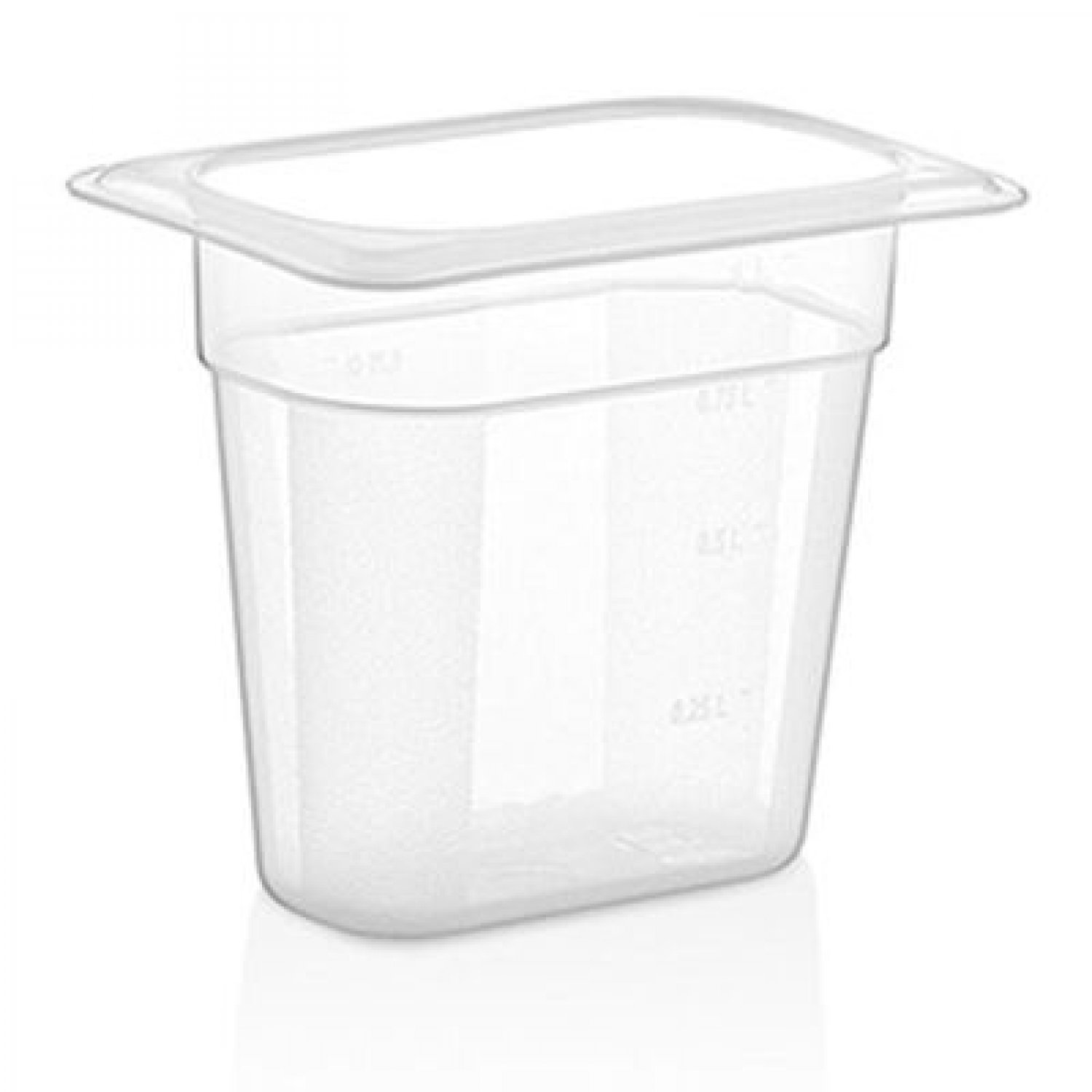 GN PC CONTAINERS 150 mm 1 Lt - 33 Oz - GNP-19150 - Clear JMM9