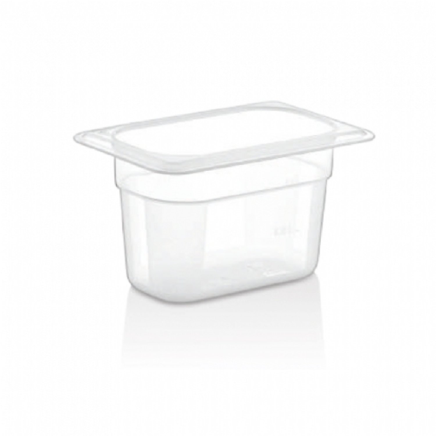GN PP CONTAINER 100 mm 0,75 Lt - 25 Oz - GNPP-19100 - Black KCCH