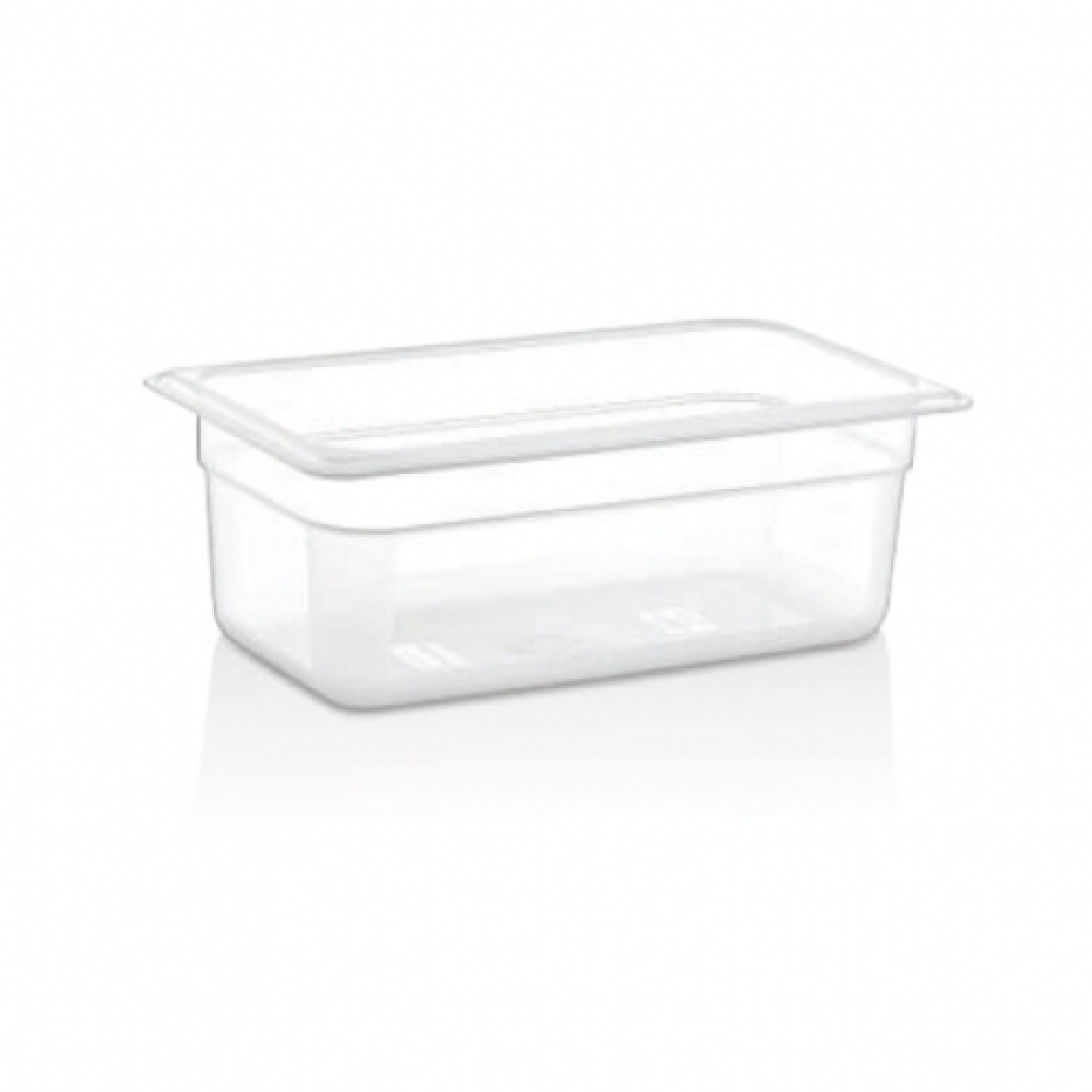 GN PP CONTAINER 100 mm 2 Lt - 67 Oz - GNPP-14100 - Black WRU4