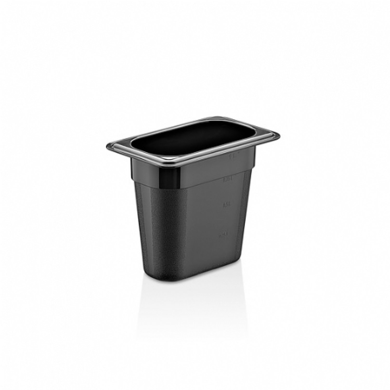 GN PP CONTAINER 150 mm 1 Lt - 33 Oz - GNPP-19150 - Black 8GYR