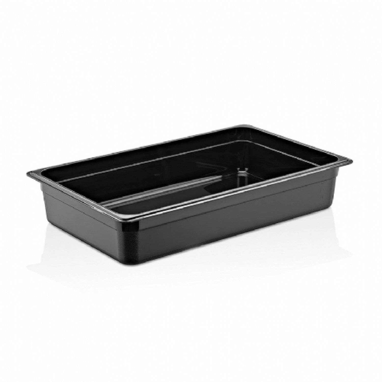  GN PP CONTAINER 65 mm 2 Lt - 67 Oz - GNPP-1365 - Black 71MA
