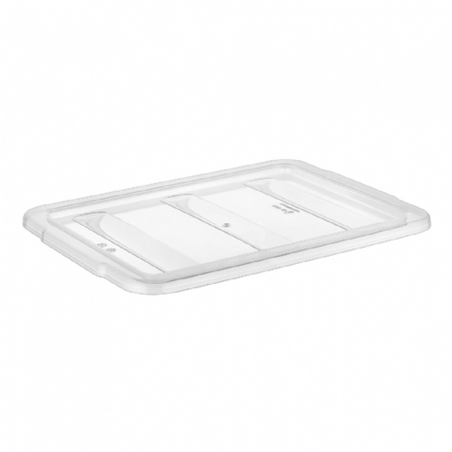 Lid For Cutlery Box 3 Compartment - GKL-03 - Clear PB77