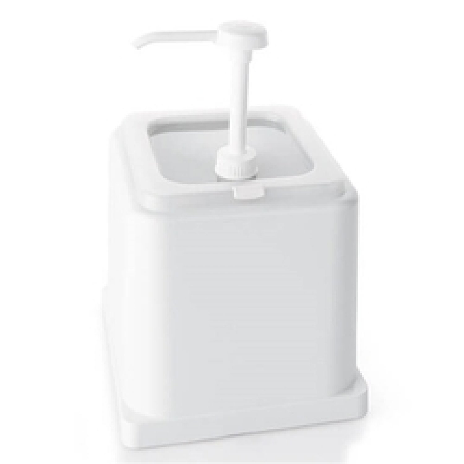 Mayonnaise Pump Dispenser GNPP 1/6 200 mm - GDM-01 - White 0K14