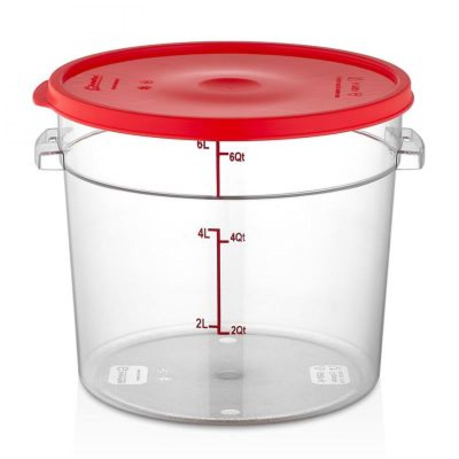 PC Round Container - GRP-1 - 0.95Lt-32Oz - Clear M4F5