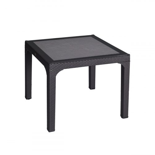HM-710 TABLE RATTAN 90 X 90 - Sand Grey