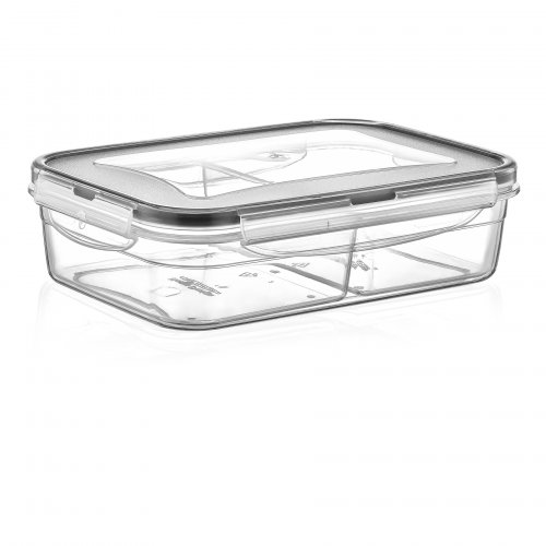 LC-505 FRESH BOX WITH 2 X REMOVABLE COMPARTMENT (0,5 LT. + 0,5 LT.) - Transparent