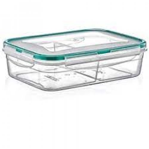 LC-524 FRESH BOX WITH 3-COMPARTMENT (1 LT. + 0,45 LT. + 0,45 LT.) - Transparent