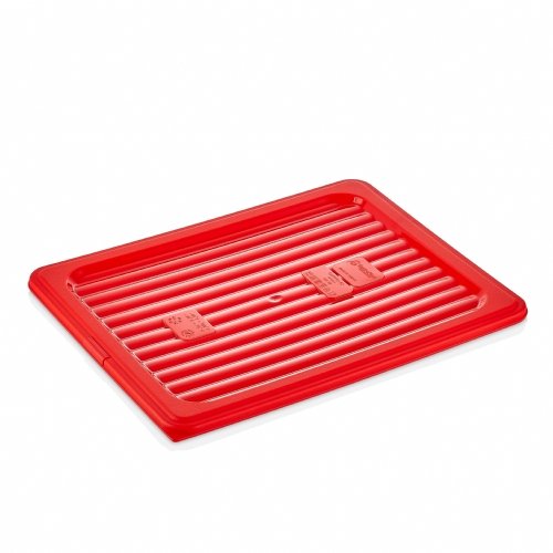 COLORFUL LIDS FOR GN PP CONTAINER - GNPPL-12 - Red