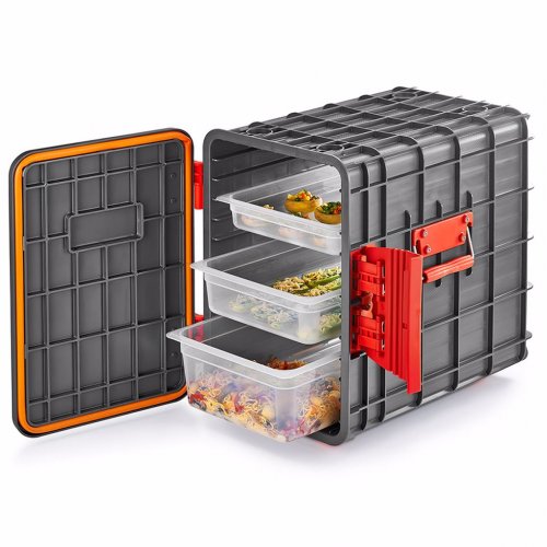 GN 1/1 CARRY Box - G 600 60 Lt - 2028 Oz - Black