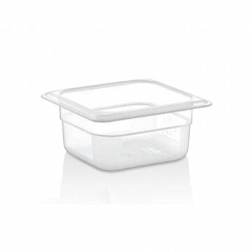 GN PP CONTAINER 100 mm 1,25 Lt - 42 Oz - GNPP-16100 - Clear
