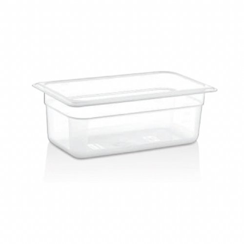 GN PP CONTAINER 100 mm 2 Lt - 67 Oz - GNPP-14100 - Clear