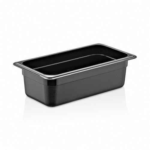 GN PP CONTAINER 100 mm 3 Lt - 101 Oz - GNPP-13100 - Black