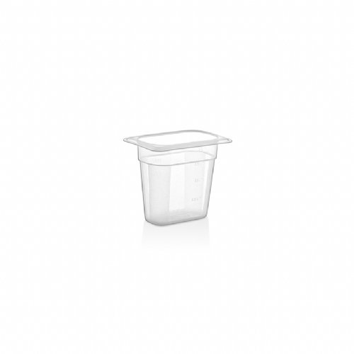 GN PP CONTAINER 150 mm 1 Lt - 33 Oz - GNPP-19150 - Black R034