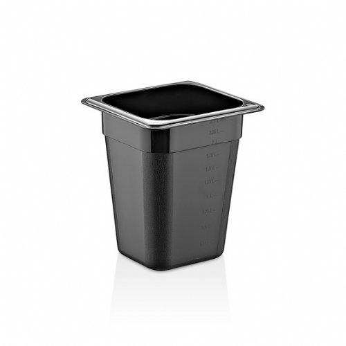 GN PP CONTAINER 200 mm 2,5 Lt - 84 Oz - GNPP-16200 - Black