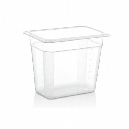 GN PP CONTAINER 200 mm 4,5 Lt - 152 Oz - GNPP-14200 - Black 49MD