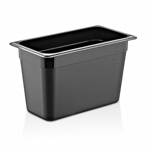 GN PP CONTAINER 200 mm 4,5 Lt - 152 Oz - GNPP-14200 - Black