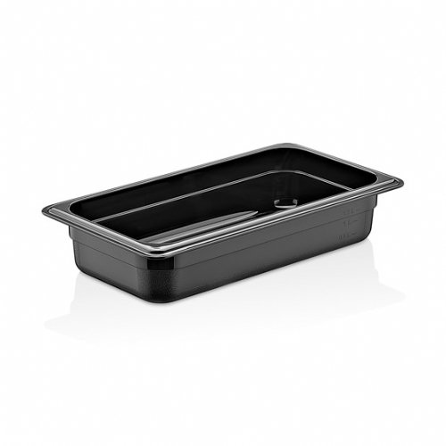 GN PP CONTAINERS 65 mm 3 Lt - 101 Oz - GNPP-1265 - Black